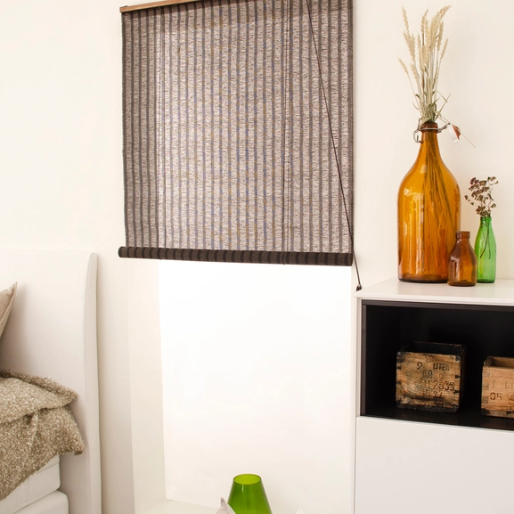 Oslo roll-up blind, gray, several sizes