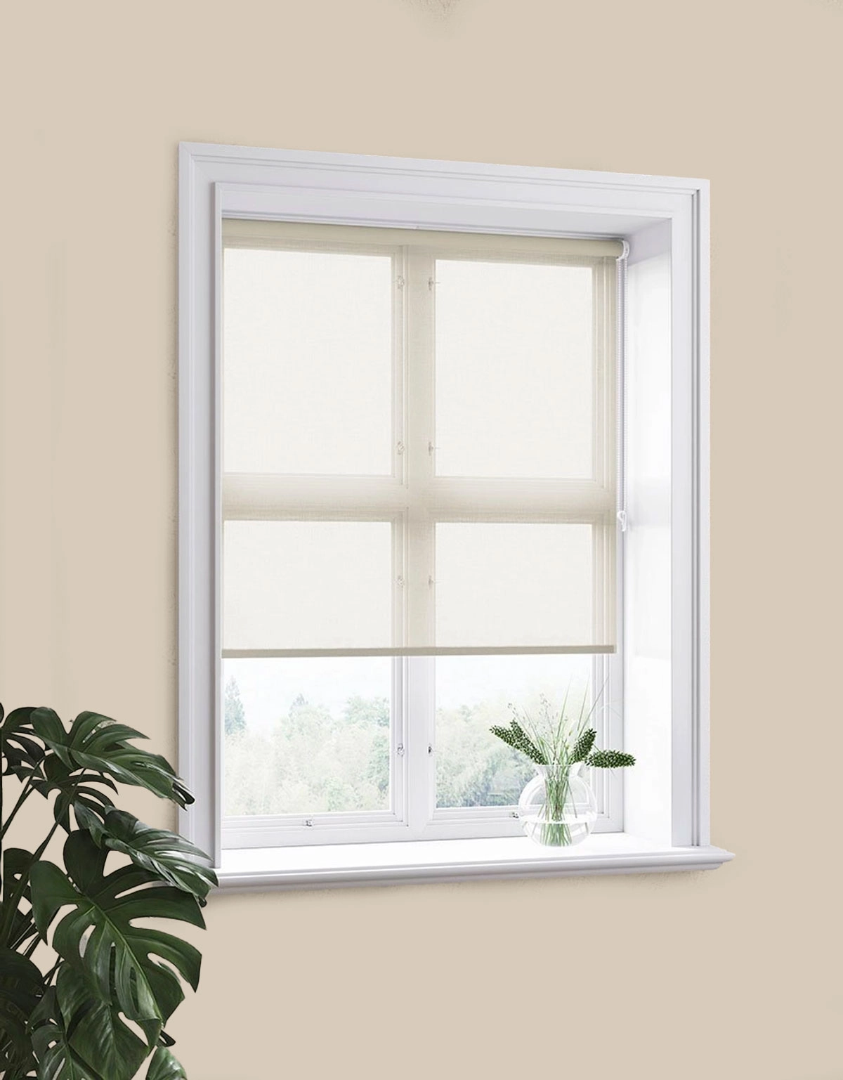 Screenrullgardin-Cumulus-beige