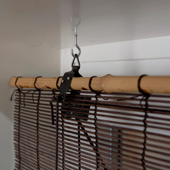 Mörkbrun roll-up rullgardin