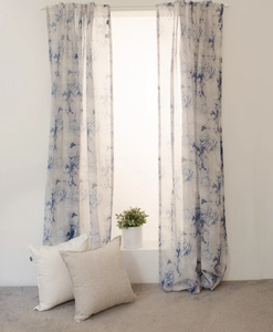 Gardinstång vit, 13 mm, 130 cm