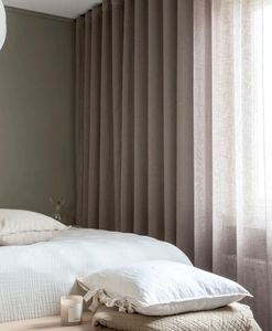 Made-to-measure curtain MALVA, greige