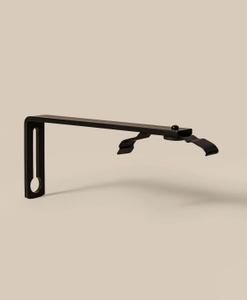 svart väggfäste til Alu Dream gardinskena