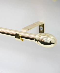 Olivia brass curtain rod