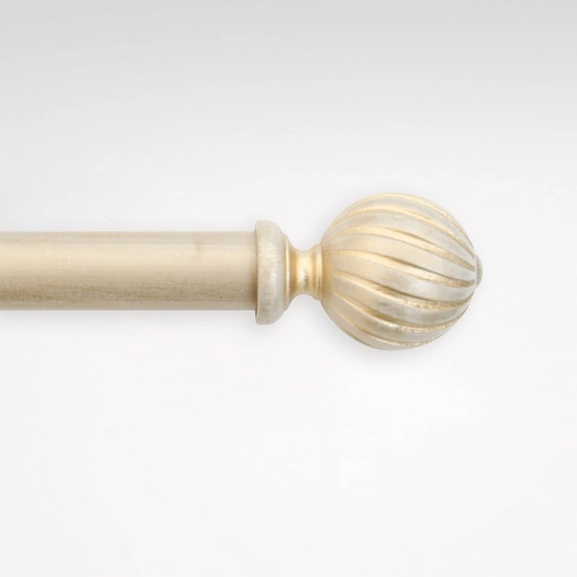 Ändknopp Carl Guld 28 mm