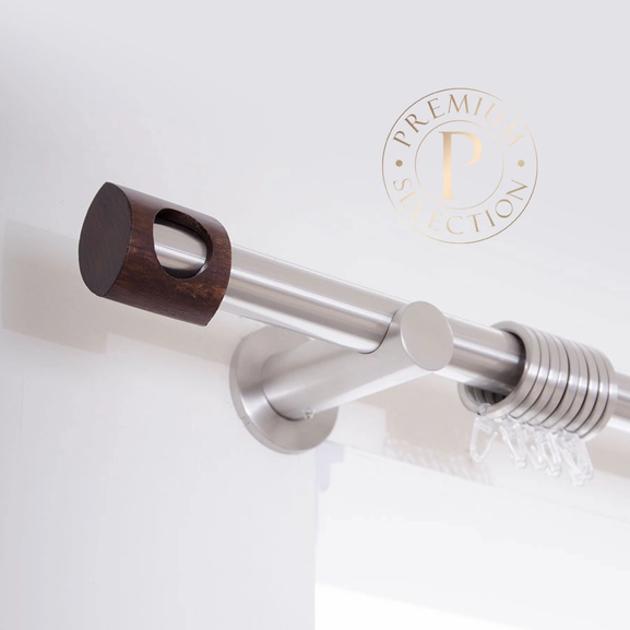 Vision Coffee Curtain Rod Hasta