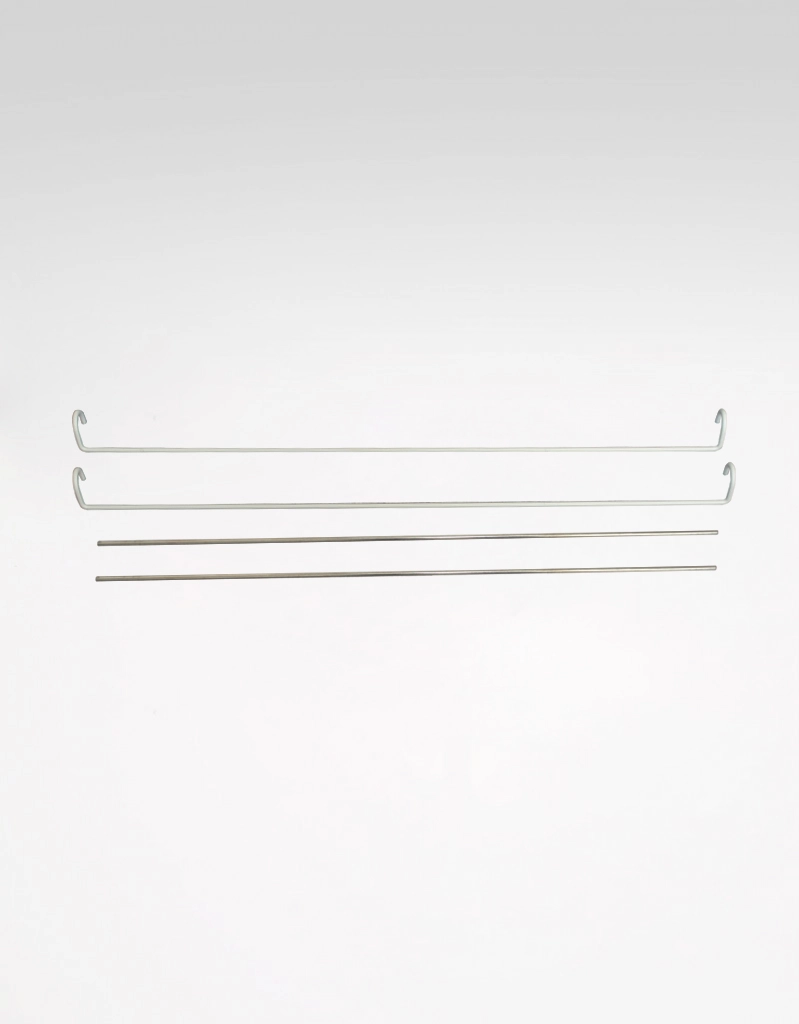Panel holder for 11/20 mm rod, white