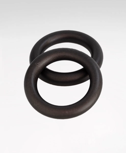 Gardinring i trä, jordrost, 10 st