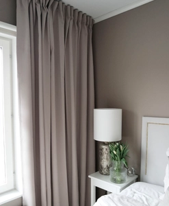 Made-to-measure hotel curtain DOKIE, blackout 95%, beige