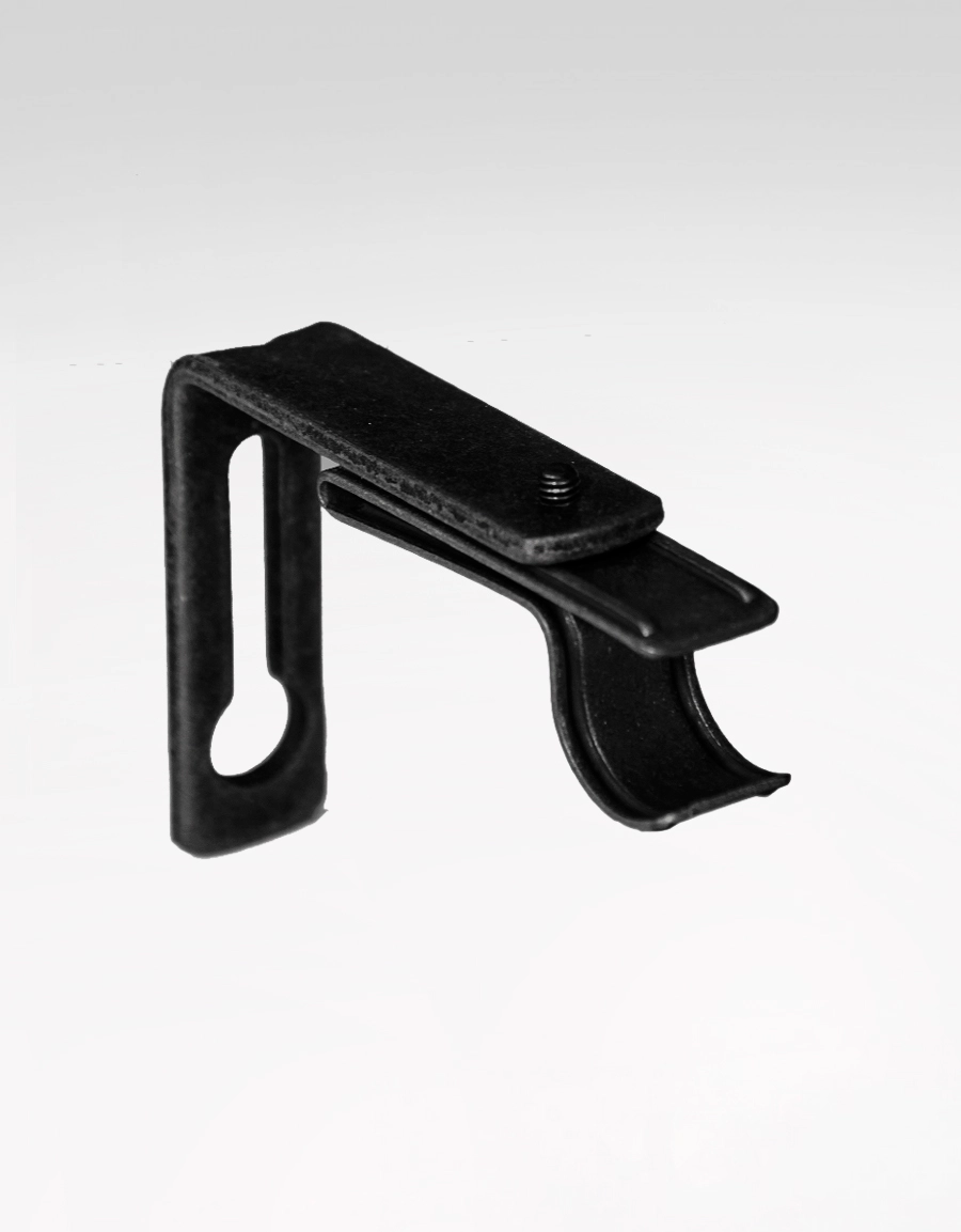 Clips wall bracket, black, several sizes