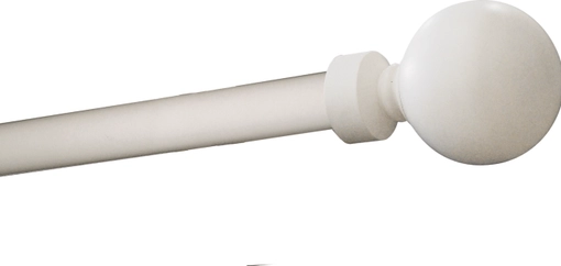 Comet curtain rod white, Hasta