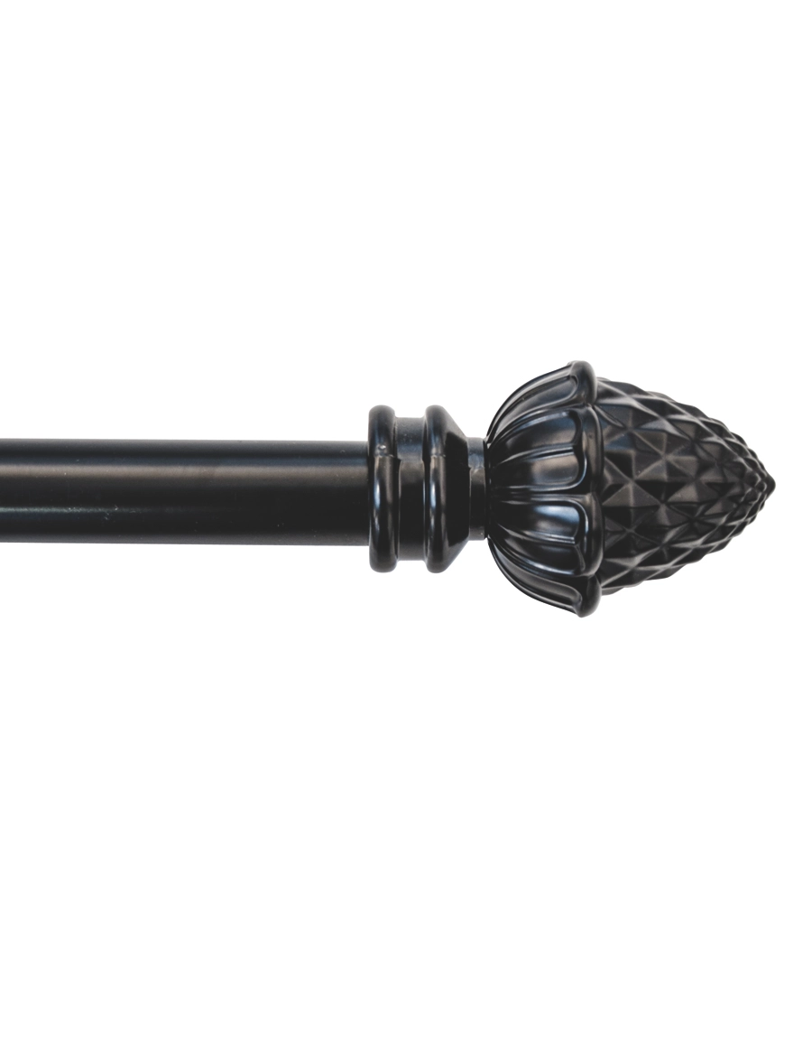 Curtain rod Kotte Black Hasta