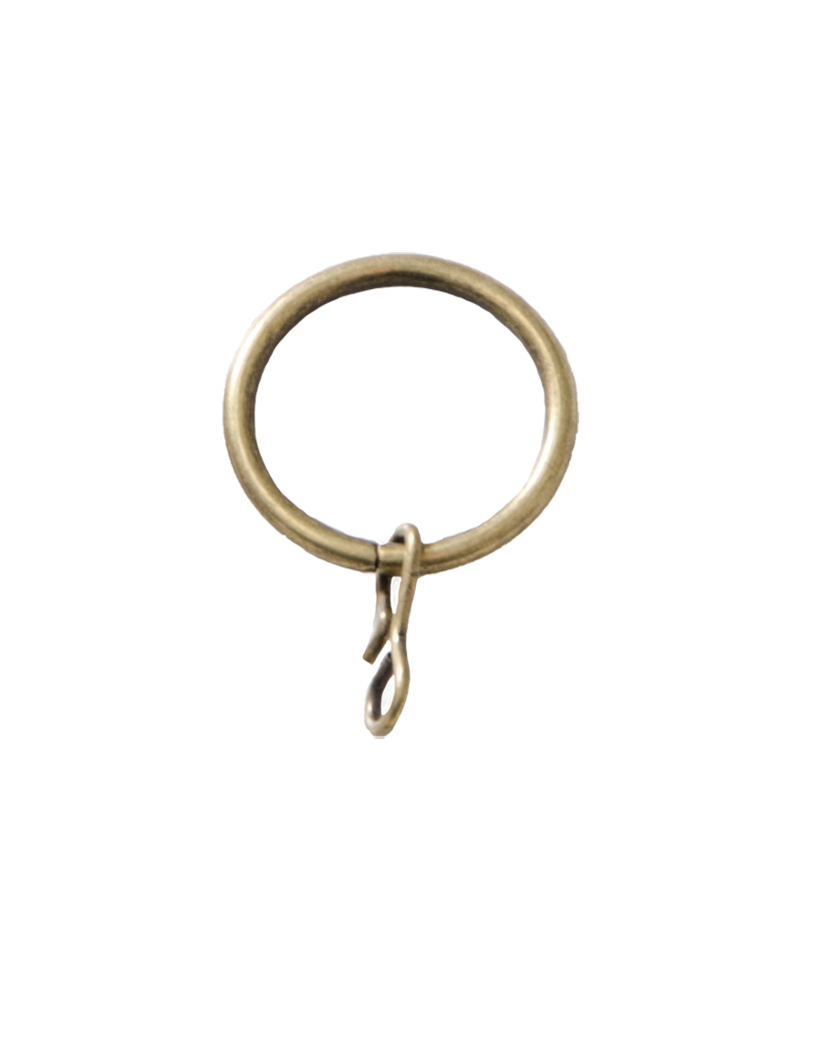 Curtain ring antique brass Hasta