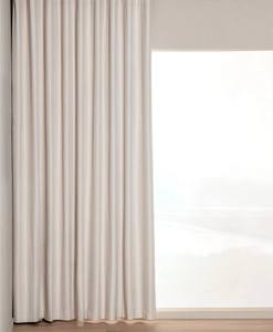 Beige mörkläggningsgardin