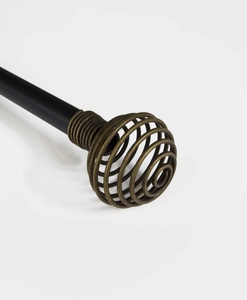 Balder ändknopp antikmässing Hasta