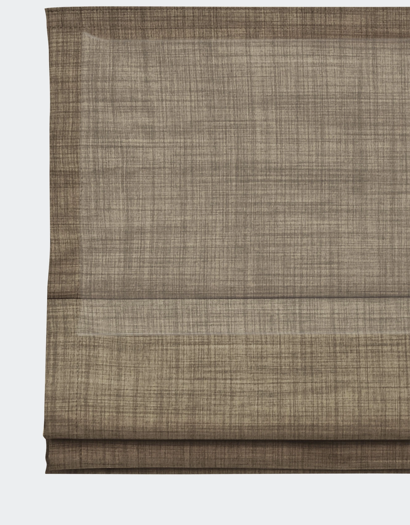 Cloud pull-up curtain brown Hasta