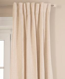 Gardinstång i rostfritt stål med ändknopp i frostad akryl