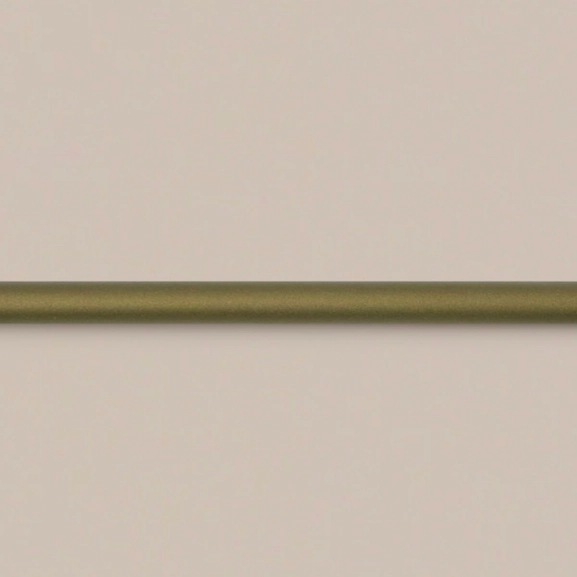 Gardinstång i guldnougat