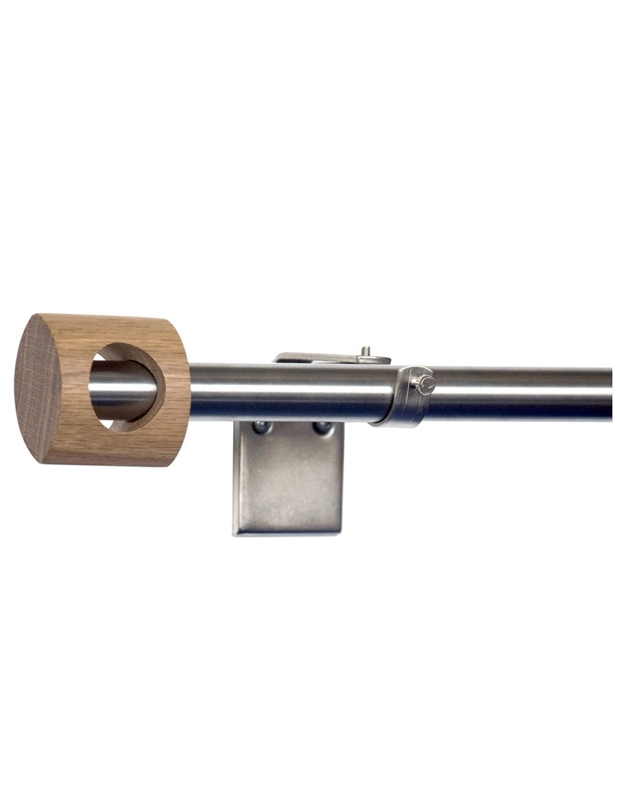 Vision curtain rod oak Hasta