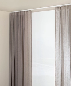 Vit, takmonterad lindagsskena