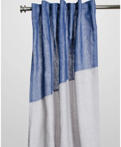 Vinkla curtain, gray/blue, left