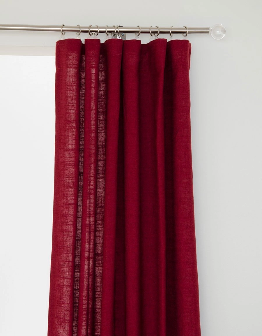 Curtain LINA, red