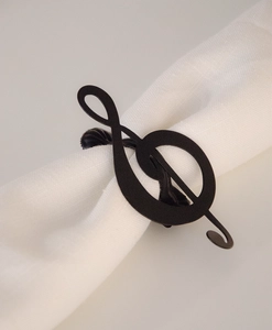 Decorative clamp and napkin ring, G-klav