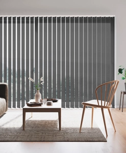 Lamellgardin, väv Sapphire svart