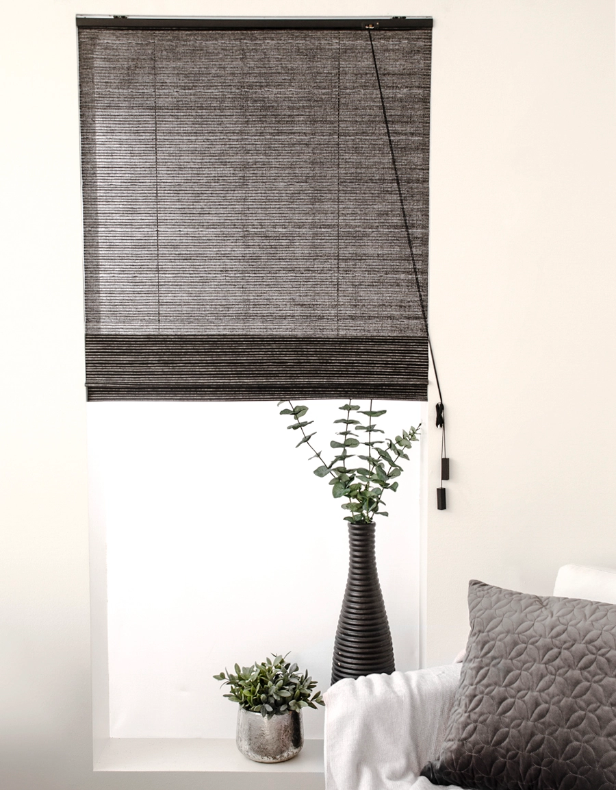 Hissgardin Line, grå/svart