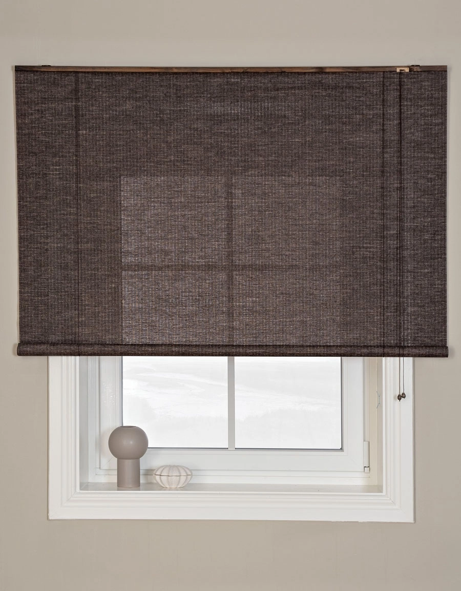 Kaffefärgad rolluprullgardin