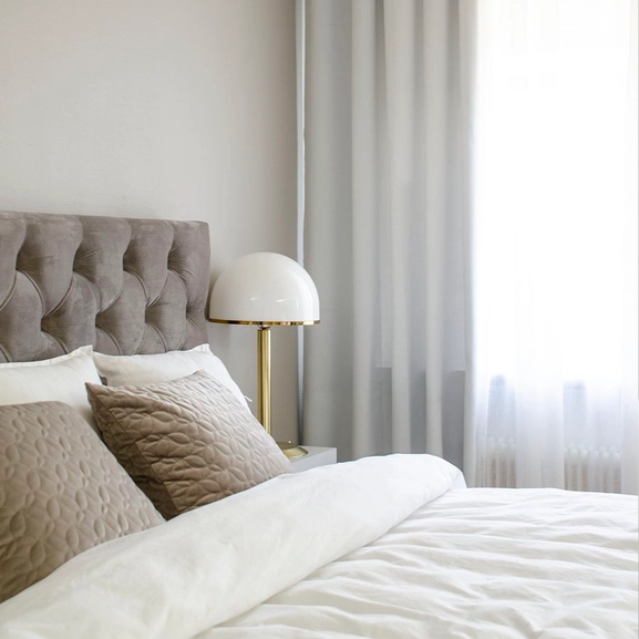 Curtain DOKIE, blackout 95%, white