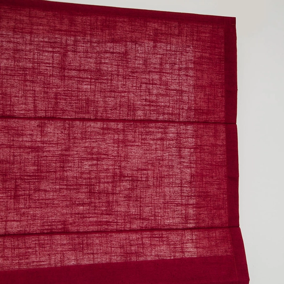 Lina pull-up curtain red Hasta