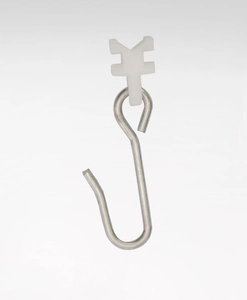 U-glider with hook, for shower curtain ring