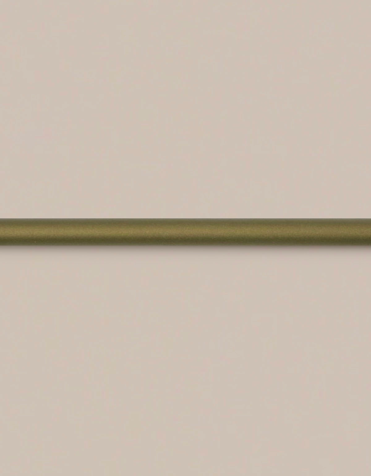 Gardinstång i guldnougat