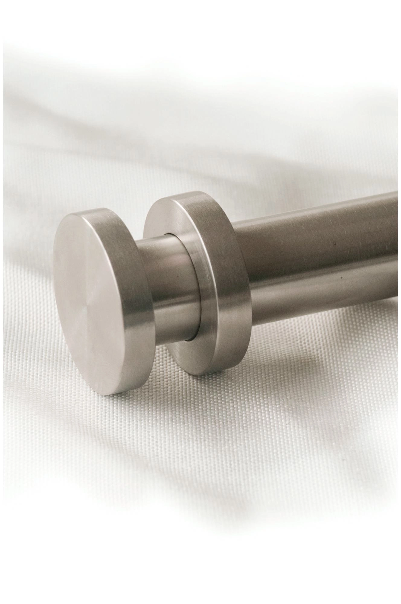 Infront curtain rod, stainless steel, 26/28 mm