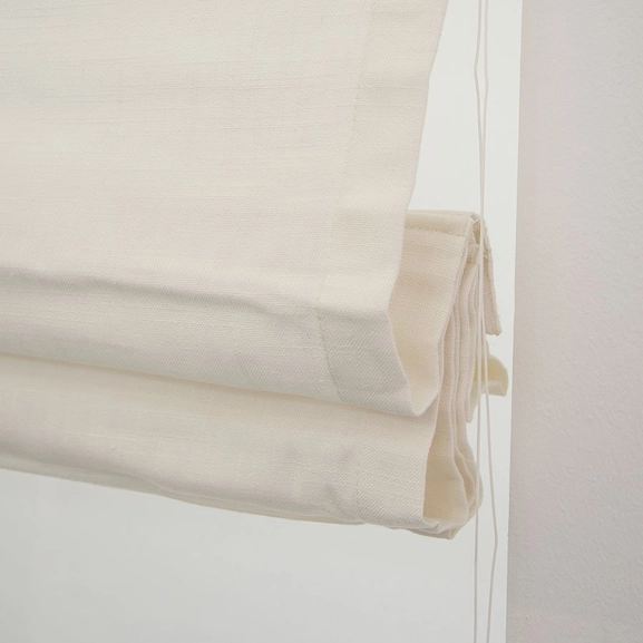 Lina pull-up curtain warm white Hasta