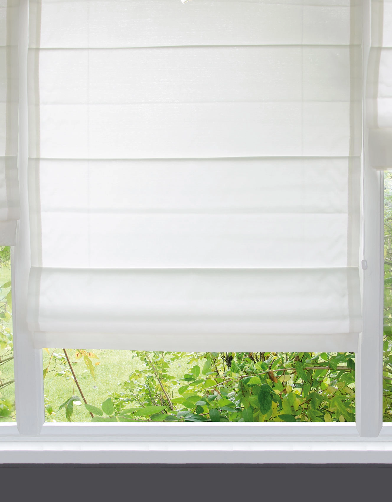 Roman blind CLOUD, white