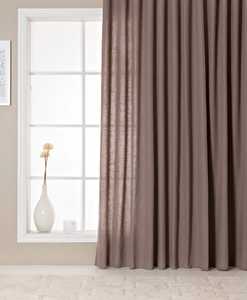 Olika upphängningssätt för gardin Lina