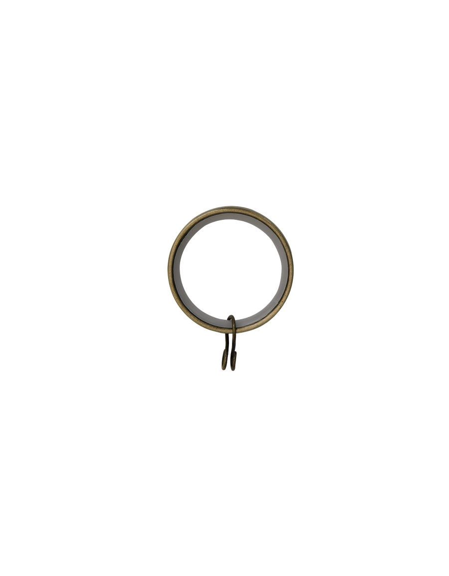 Gloria Curtain Ring Antique Brass