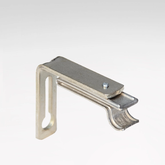 Clips wall bracket, silver, several sizes