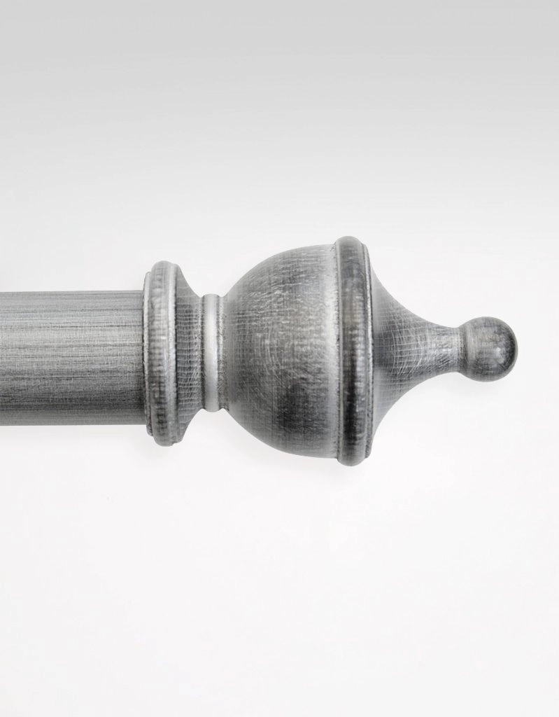 Ändknopp Ludwig Silver 50 mm