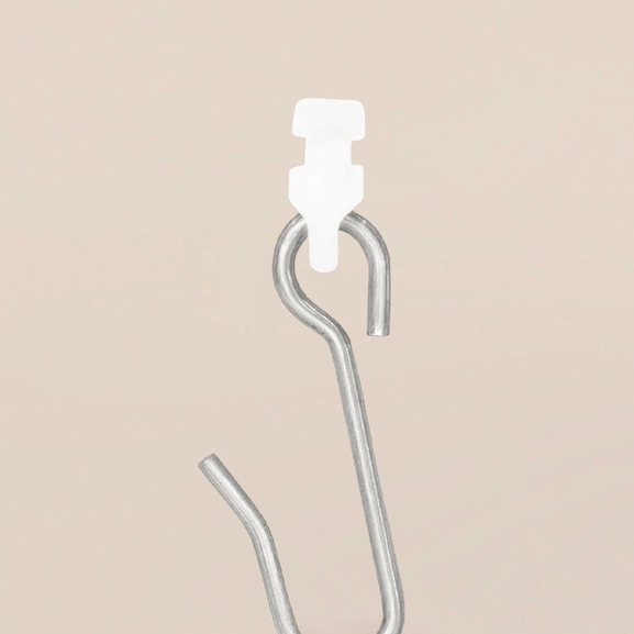 Gardinglid med metallkrok för duschdraperi