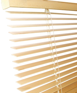 Wooden Venetian blind natural 27 mm