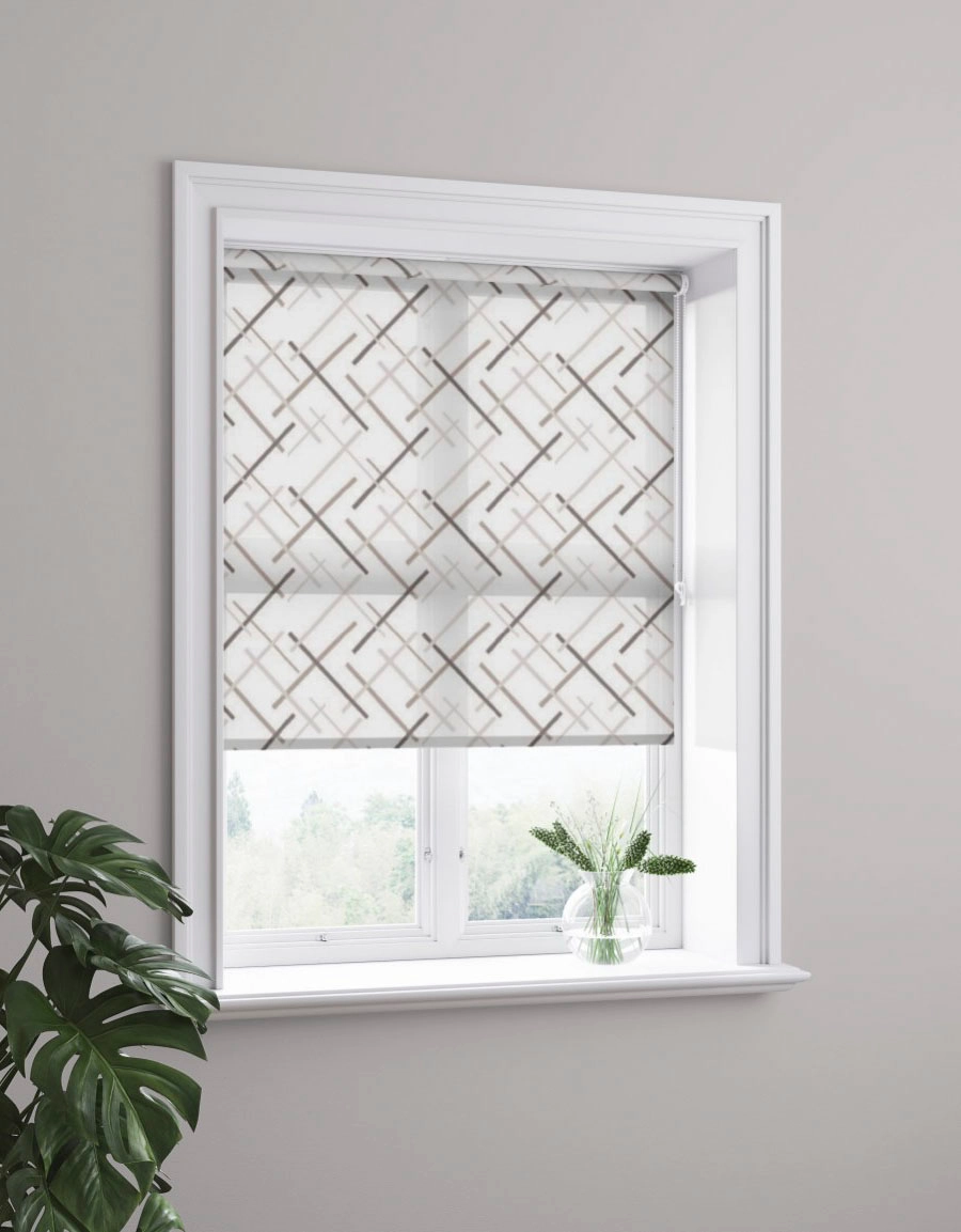 Rullgardin Polaris, beige