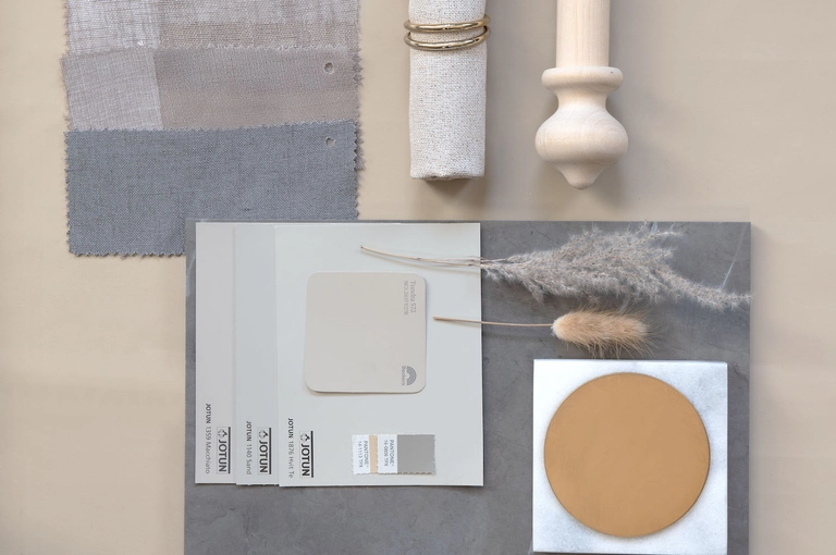 Flatlay gardintillbehör