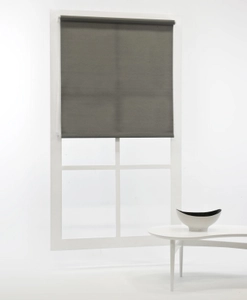 Gray roller blind from Hasta.