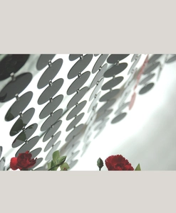 draperi panelgardin o-life närbild