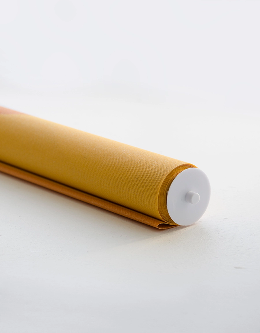 Rullgardin gul, måttillverkad, Hasta