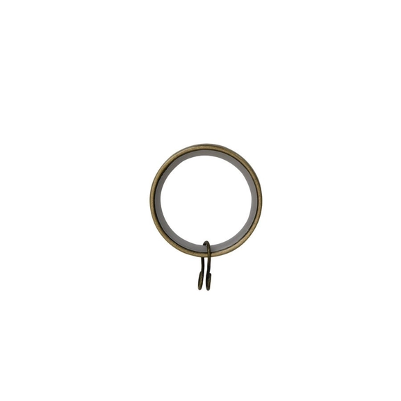 Gloria Curtain Ring Antique Brass