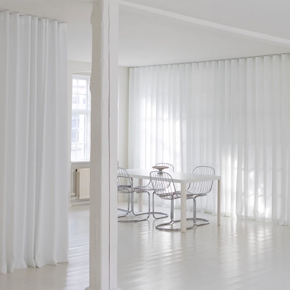 Curtain Vida, white