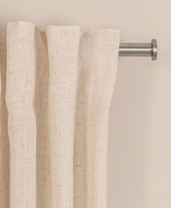 Rostfri ändknopp i cirkelform